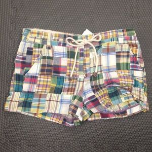 Jcrew madras shorts